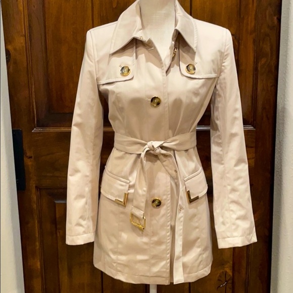 Michael Kors Trench Coat NWOT S - Picture 9 of 11
